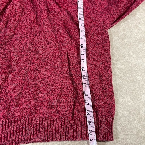 Karen Scott Petite Turtle Neck Red Pullover Sweater Size Small - Picture 4 of 5